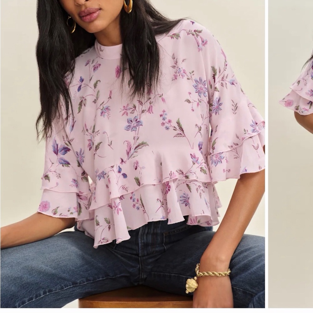Reformation Marlene Blouse